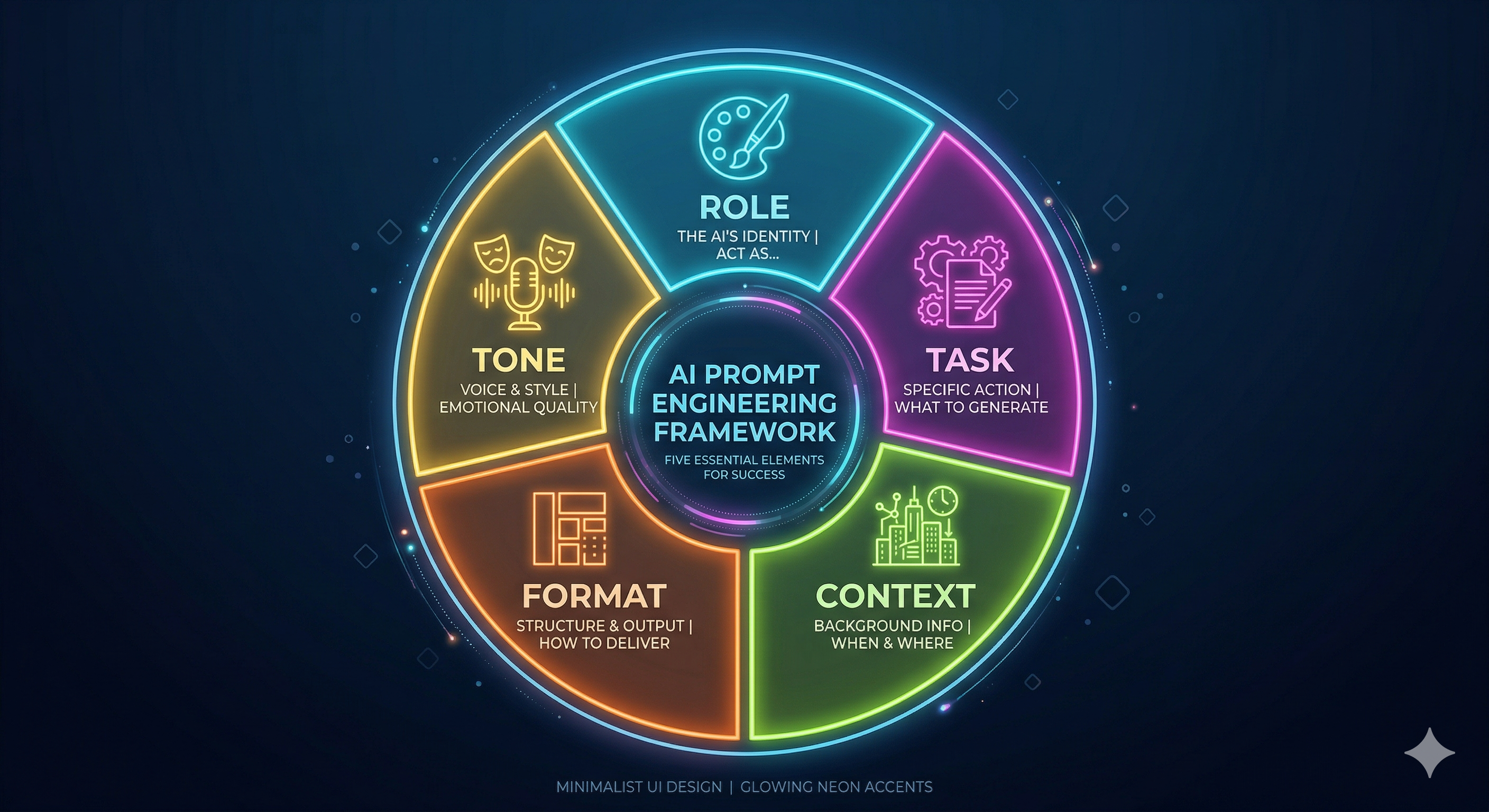 Five elements of a great prompt diagram